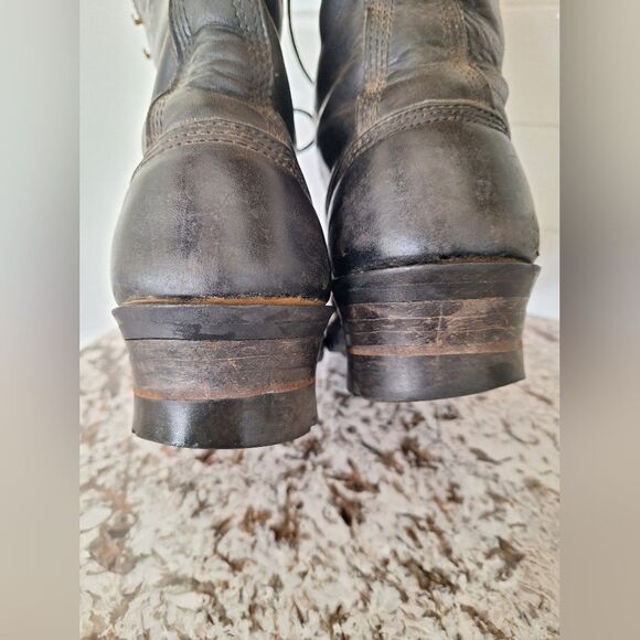 Hathorn Brown western lase-to- Toe Boots size men 7D women's 9.5 - Picture 4 of 9